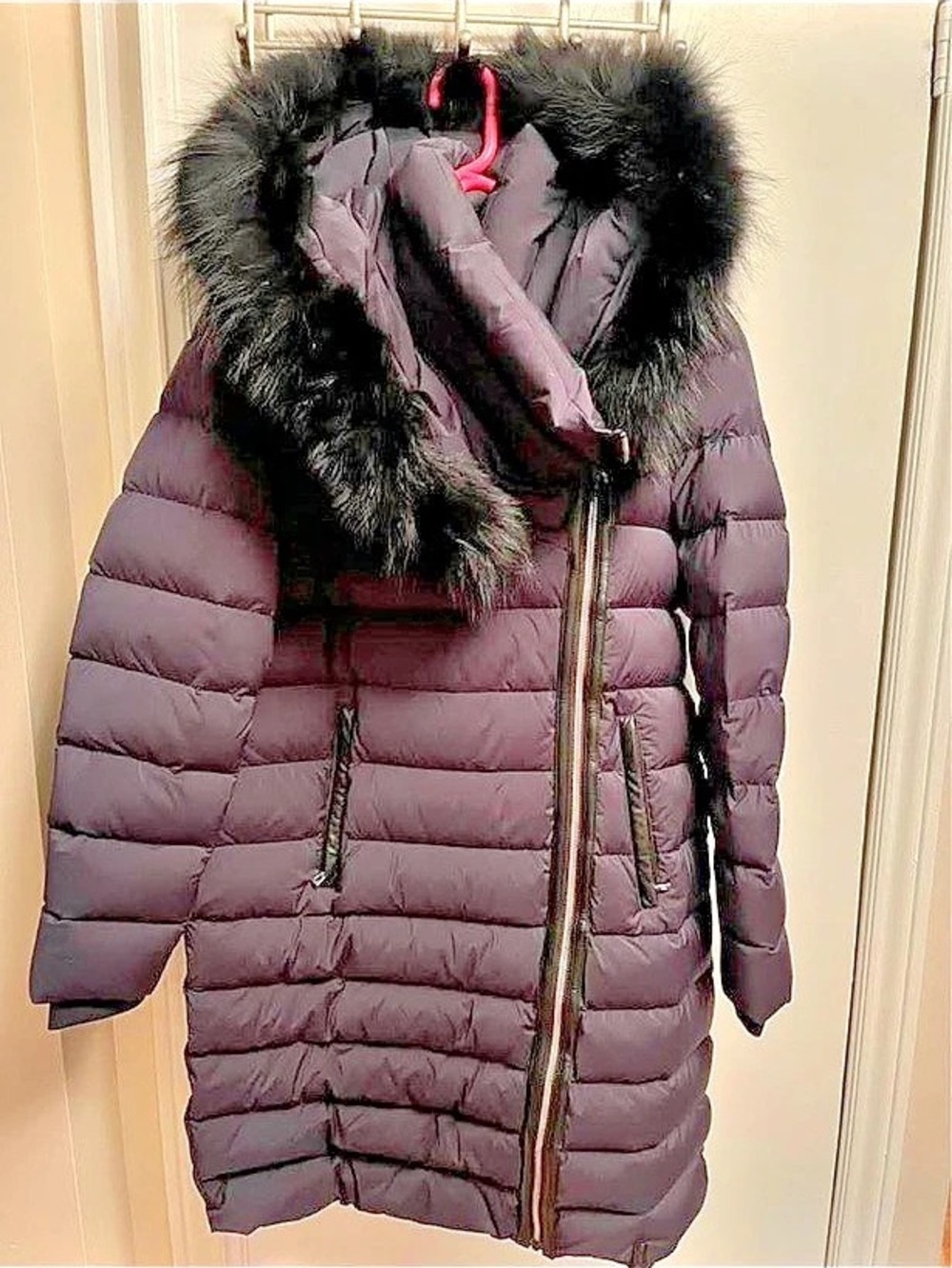 RUDSAK KUBISX Black Fur Hood Puffer Coat Like New